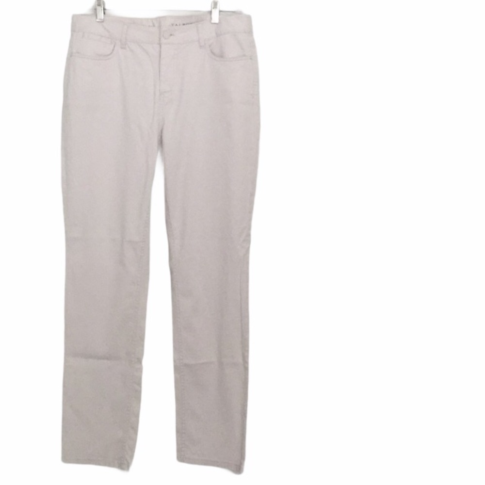 NWT Talbots Signature Straight Cotton Blend Light Khaki Pants Size 10